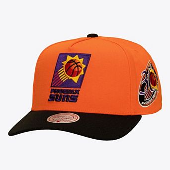 Men's Mitchell & Ness Orange/Black Phoenix Suns In the City Pro Pinch Snapback Hat