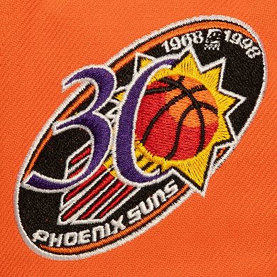 Men's Mitchell & Ness Orange/Black Phoenix Suns In the City Pro Pinch Snapback Hat