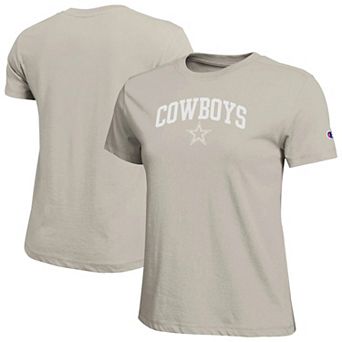 Women's Champion Light Brown Dallas Cowboys Cocoa Butter T-Shirt