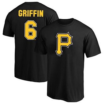 Men's Fanatics Konnor Griffin Black Pittsburgh Pirates Big & Tall Name & Number T-Shirt