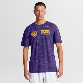 Men's Nike Purple LSU Tigers Sideline Velocity Dri-FIT T-Shirt