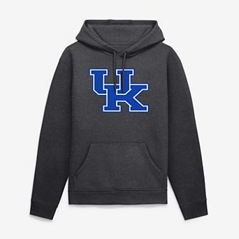 Men's Logo Athletic Heather Charcoal Kentucky Wildcats Sunset Hoodie