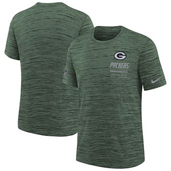 Youth Nike Green Green Bay Packers Sideline Velocity Dri-FIT T-Shirt