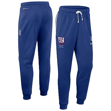Men's Nike Royal New York Giants Sideline Standard Issue Dri-FIT Taper Pants