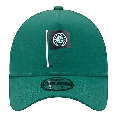 Men's New Era Green Seattle Mariners Pin Seeker 9FORTY A-Frame Adjustable Hat