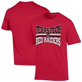 Men's Champion Red Texas Tech Red Raiders Team Zoom T-Shirt