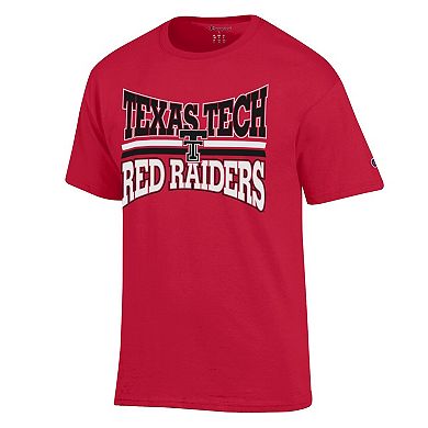 Men's Champion Red Texas Tech Red Raiders Team Zoom T-Shirt