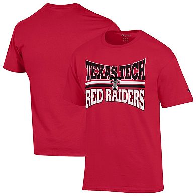 Men's Champion Red Texas Tech Red Raiders Team Zoom T-Shirt