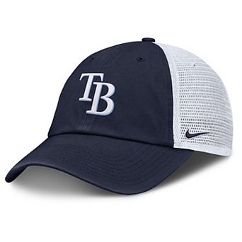 Men's Nike Navy/White Tampa Bay Rays Club Trucker Adjustable Hat