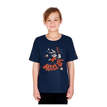 Youth New Era Navy Houston Astros Looney Tunes T-Shirt