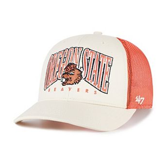 Men's '47 Natural Oregon State Beavers Drawbridge Trucker Adjustable Hat