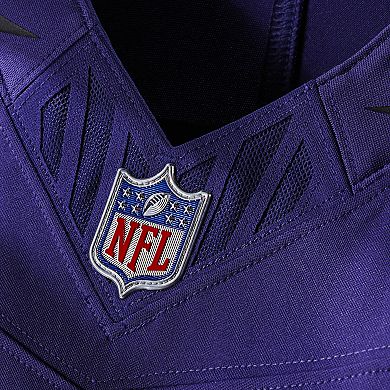 Men's Nike Lamar Jackson Purple Baltimore Ravens Vapor F.U.S.E. Stitched Limited Jersey