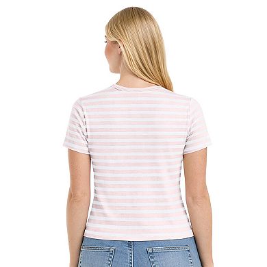 Women's Starter Pastel Pink Tampa Bay Buccaneers Striped T-Shirt