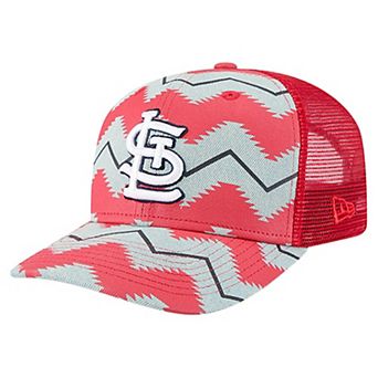 Men's New Era Denim/Red St. Louis Cardinals Aztec Denim 9SEVENTY Adjustable Hat