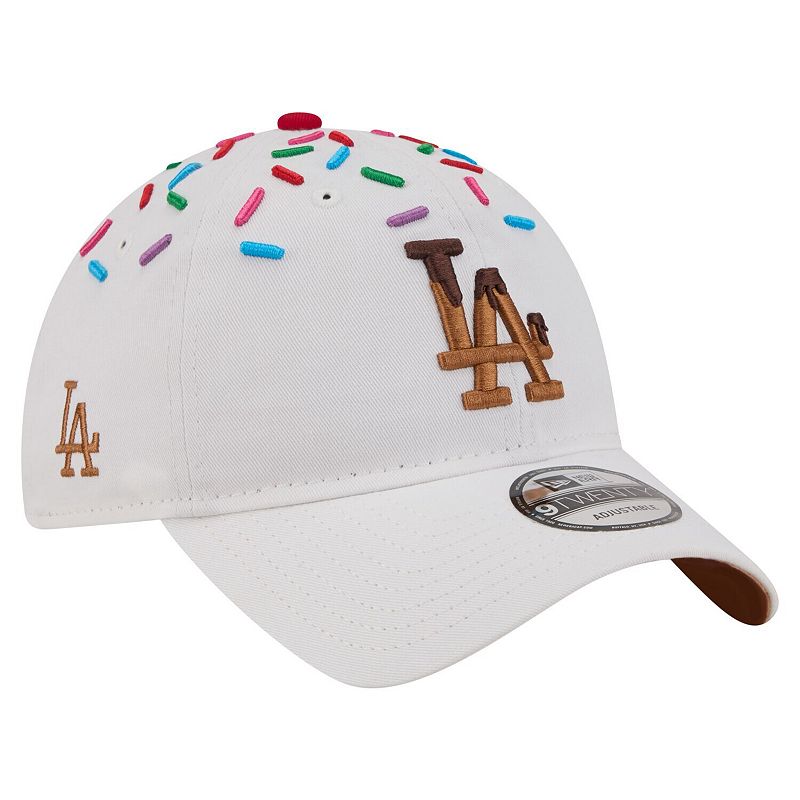 Men's New Era White Los Angeles Dodgers Sprinkle 9TWENTY