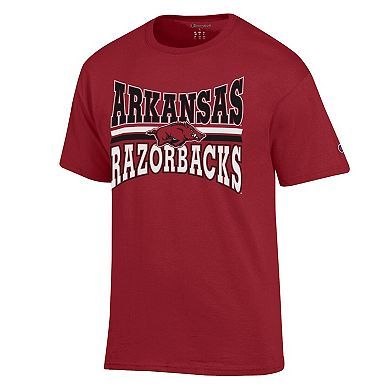 Men's Champion Cardinal Arkansas Razorbacks Team Zoom T-Shirt