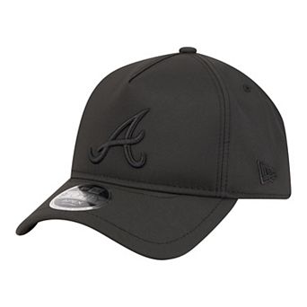 Men's New Era Black Atlanta Braves Injection Apex 9FORTY Adjustable Hat