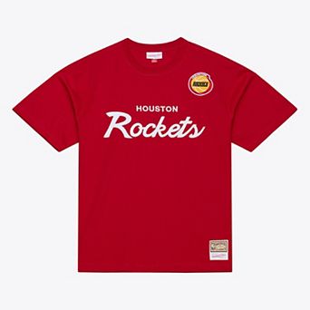 Men's Mitchell & Ness Red Houston Rockets Head Coach T-Shirt