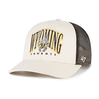 Men's '47 Natural Wyoming Cowboys Drawbridge Trucker Adjustable Hat