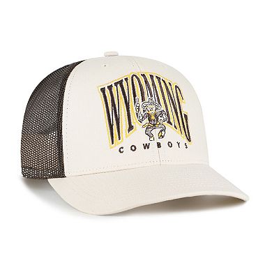 Men's '47 Natural Wyoming Cowboys Drawbridge Trucker Adjustable Hat