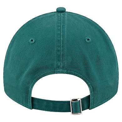 Women's New Era Dark Green Texas Rangers Floral Stitch 9TWENTY Adjustable Hat