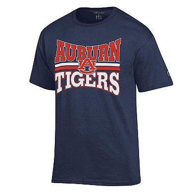 Men's Champion Navy Auburn Tigers Team Zoom T-Shirt