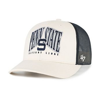 Men's '47 Natural Penn State Nittany Lions Drawbridge Trucker Adjustable Hat
