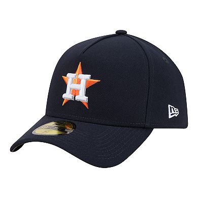 Men's New Era Navy Houston Astros A-Frame 59FORTY Fitted Hat
