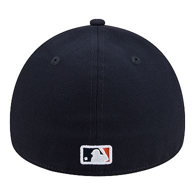 Men's New Era Navy Houston Astros A-Frame 59FORTY Fitted Hat