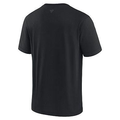 Men's Fanatics Seattle Mariners Black Out Heavyweight T-Shirt