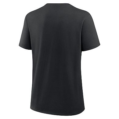 Women's Nike Black Georgia Bulldogs Primary Logo T-Shirt