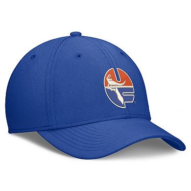 Men's Nike Royal Florida Gators Dri-FIT Vintage Rise Swooshflex Flex Hat