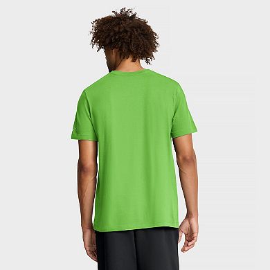 Men's Nike Neon Green Seattle Seahawks Essential Logo T-Shirt