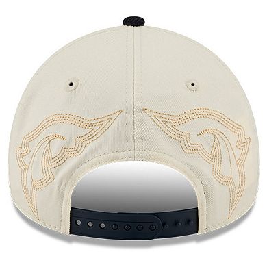 Men's New Era Stone Minnesota Twins Western Stitch 9FORTY A-Frame Adjustable Hat