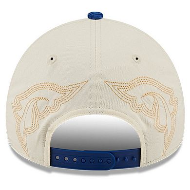 Men's New Era Stone Kansas City Royals Western Stitch 9FORTY A-Frame Adjustable Hat