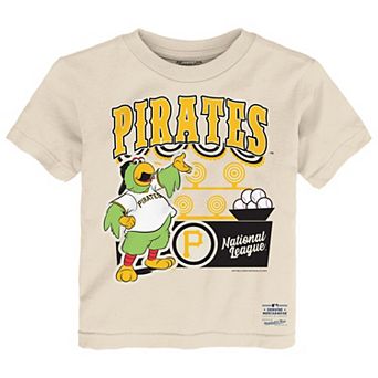 Toddler Mitchell & Ness Cream Pittsburgh Pirates Step Back Up T-Shirt