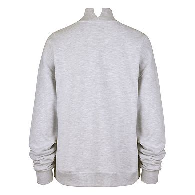 Women's '47 Gray Jacksonville Jaguars Subtle Muse Mock Neck Sweatshirt