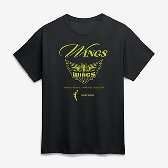 Unisex Logo Athletic Black Dallas Wings In Motion T-Shirt