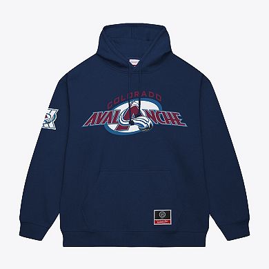 Men's Mitchell & Ness Navy Colorado Avalanche Team Up Hoodie