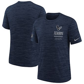 Youth Nike Navy Houston Texans Sideline Velocity Dri-FIT T-Shirt