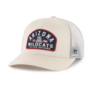 Men's '47 Natural Arizona Wildcats Leland Trucker Adjustable Hat