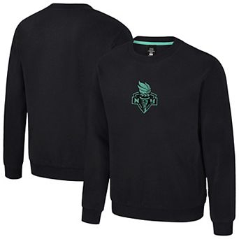Unisex Stadium Essentials Black New York Liberty Club Level Sweatshirt