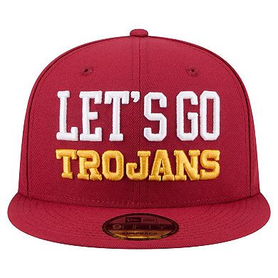 Men's New Era Cardinal USC Trojans Go Team 9FIFTY Snapback Hat