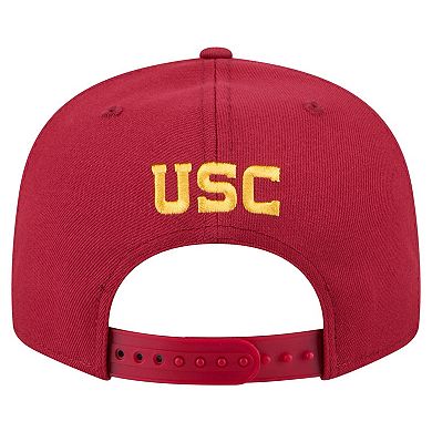 Men's New Era Cardinal USC Trojans Go Team 9FIFTY Snapback Hat