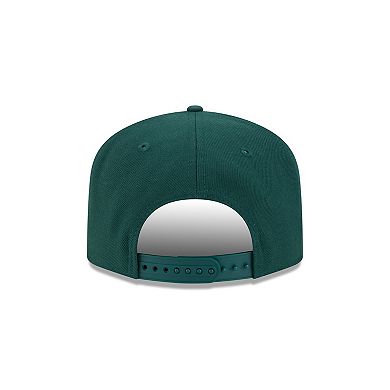 Men's New Era Green Minnesota Wild Script A-Frame 9FIFTY Snapback Hat
