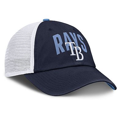 Men's Nike Navy Tampa Bay Rays Primetime Club Adjustable Trucker Hat