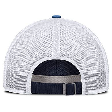 Men's Nike Navy Tampa Bay Rays Primetime Club Adjustable Trucker Hat
