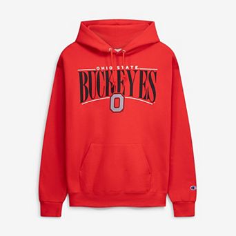 Men's Champion Scarlet Ohio State Buckeyes Team Pride Powerblend Hoodie
