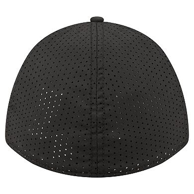 Men's New Era Black Nebraska Huskers 39THIRTY M-Crown Flex Fit Hat