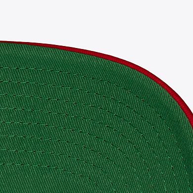 Men's Mitchell & Ness Red Florida Panthers Head Coach Trucker Adjustable Hat